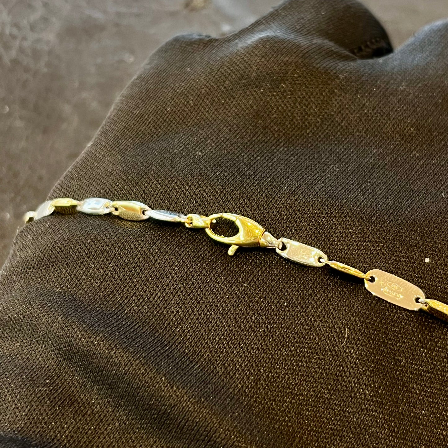 Bracciale bicolore in oro 18kt – Maglia Duo