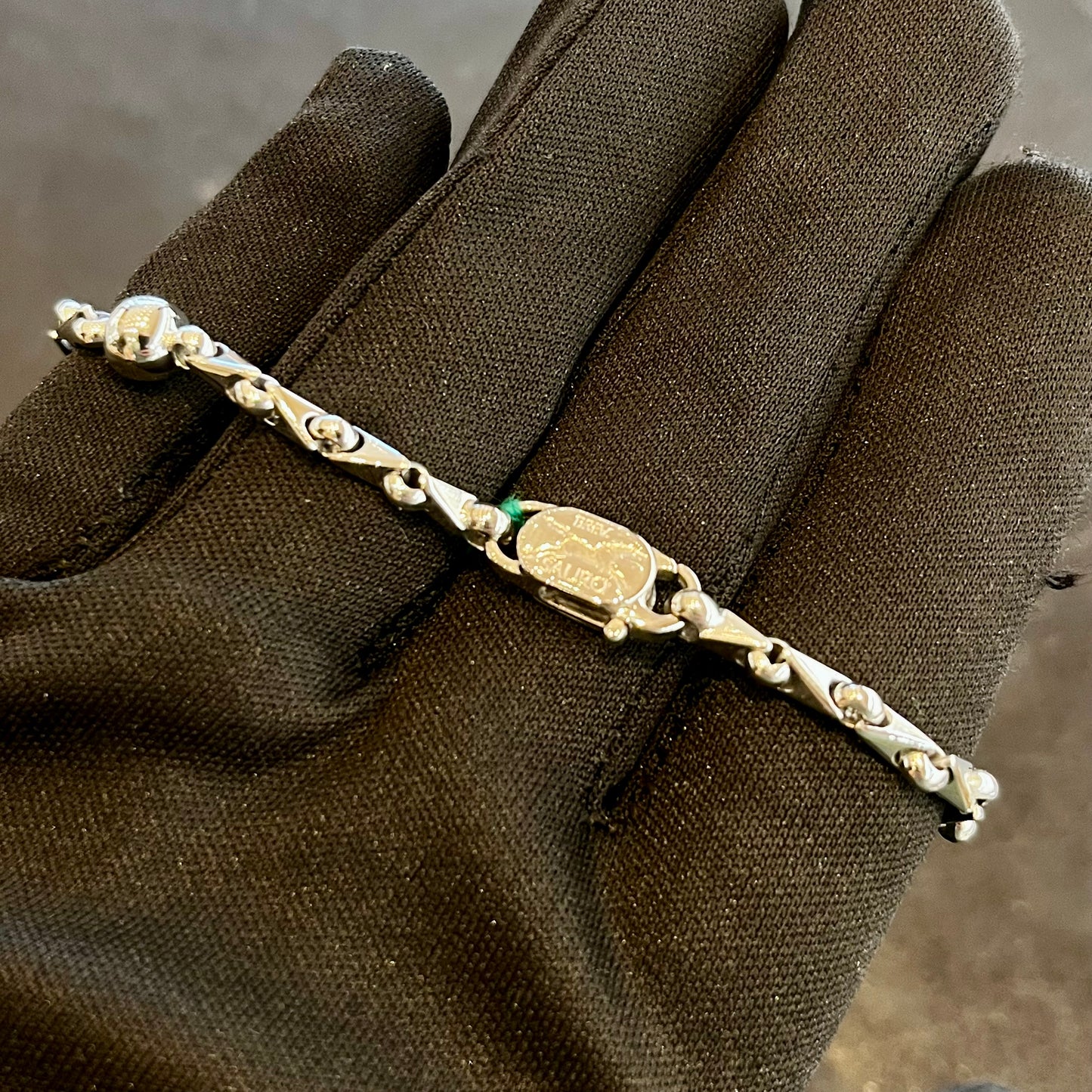 Bracciale in oro bianco 18kt – Maglia Luna