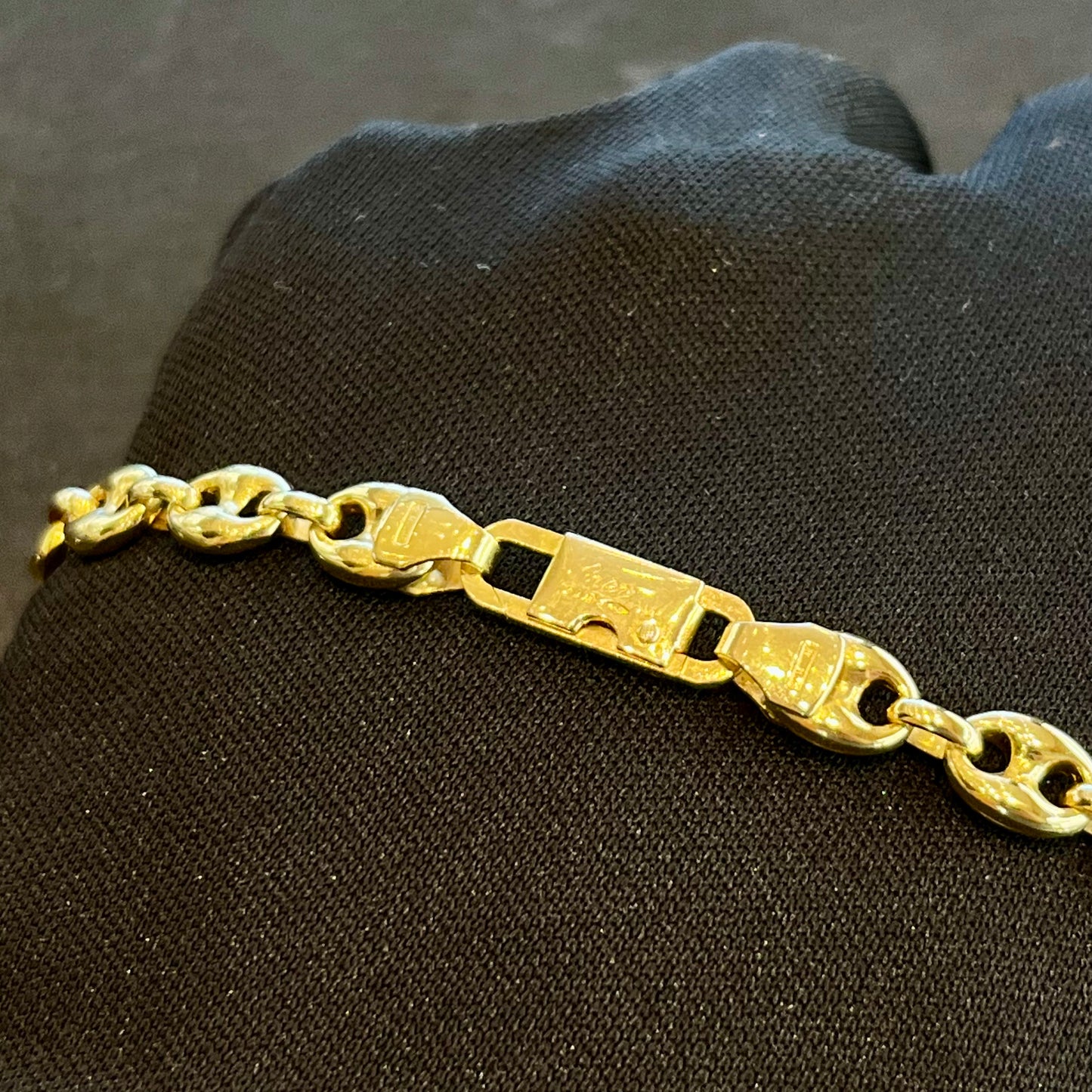 Bracciale a maglia marinara in oro giallo 18kt – 21,5 cm