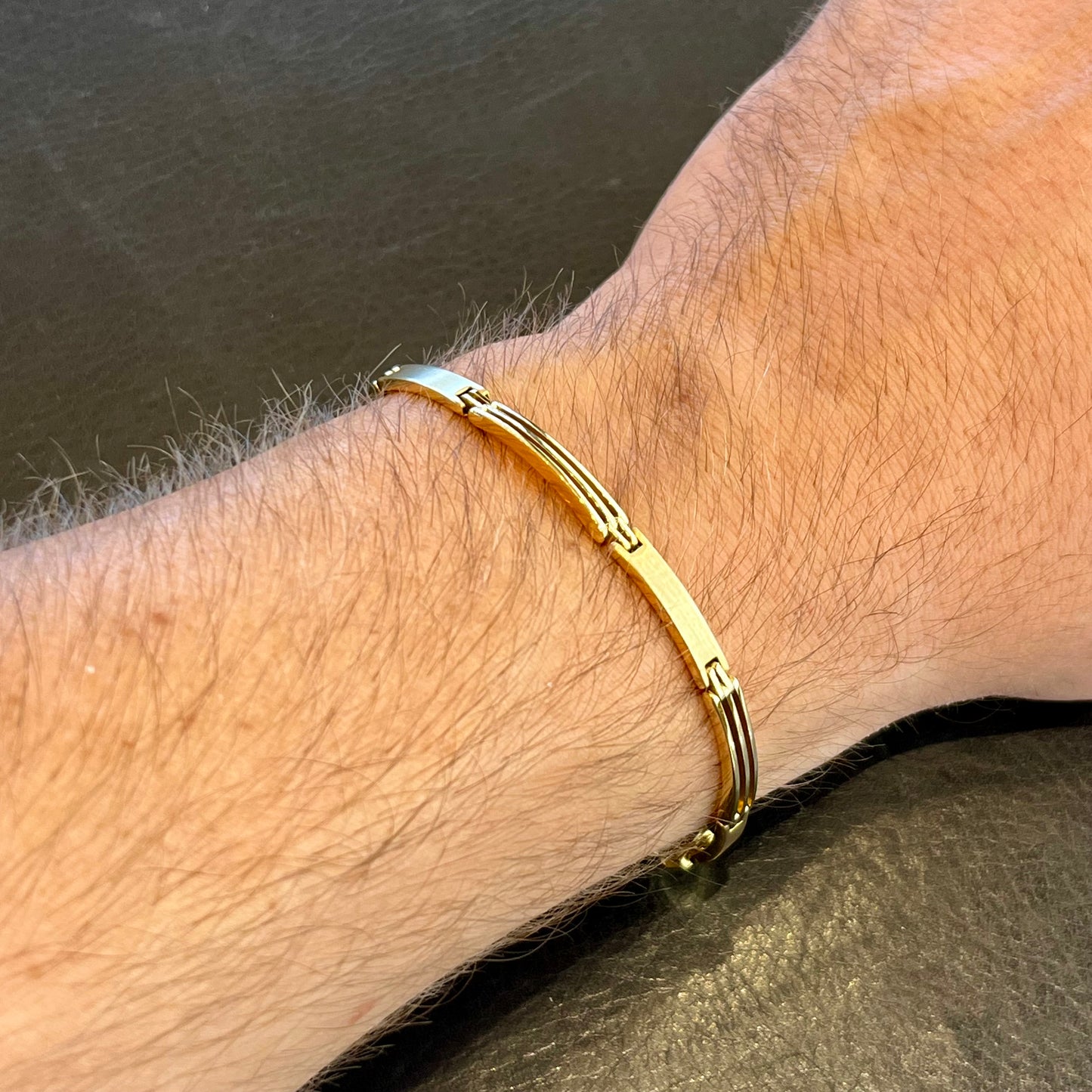 Bracciale in oro giallo 18kt – Maglia Linea Seta