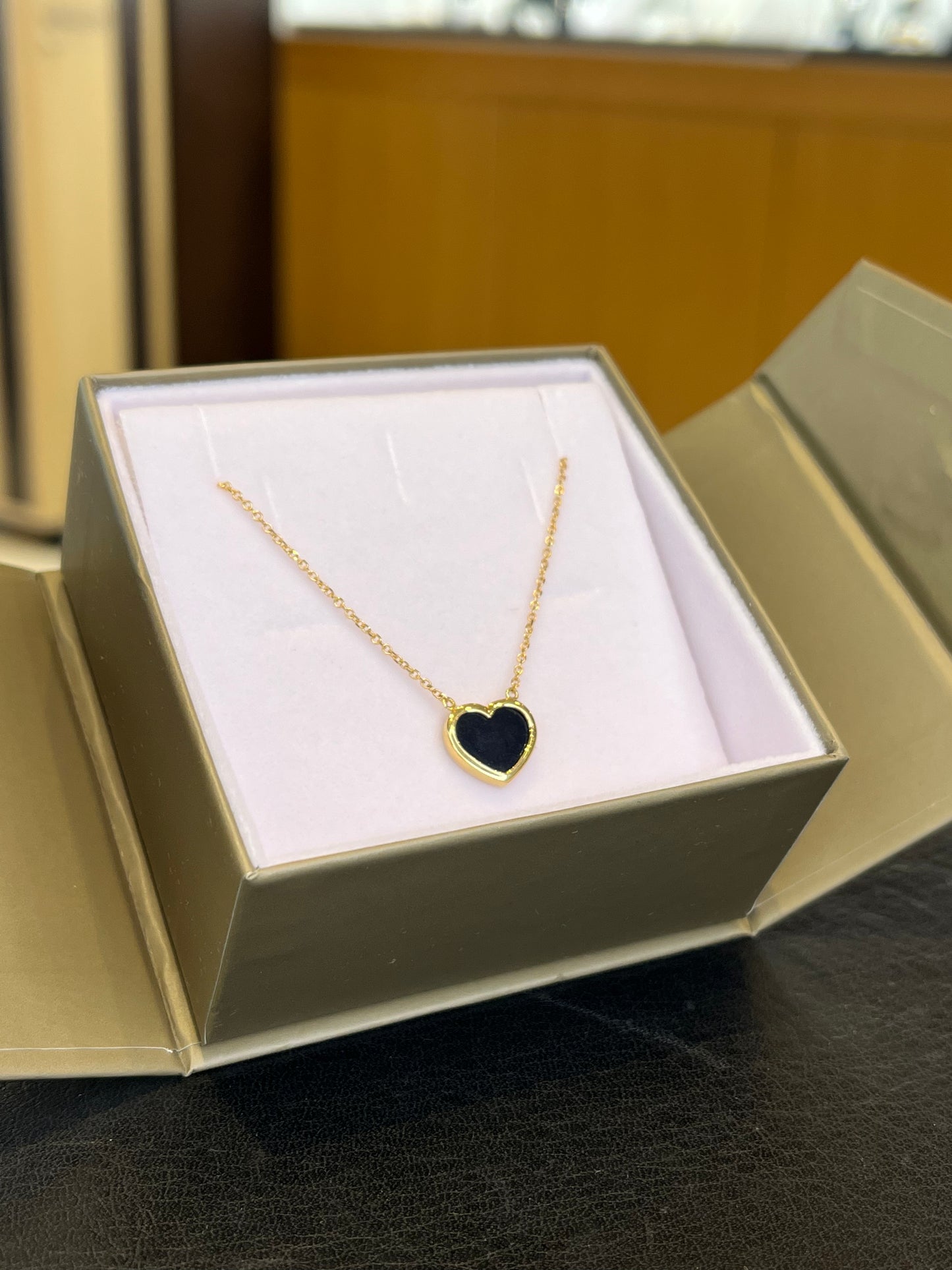 Collana Cuore Nero