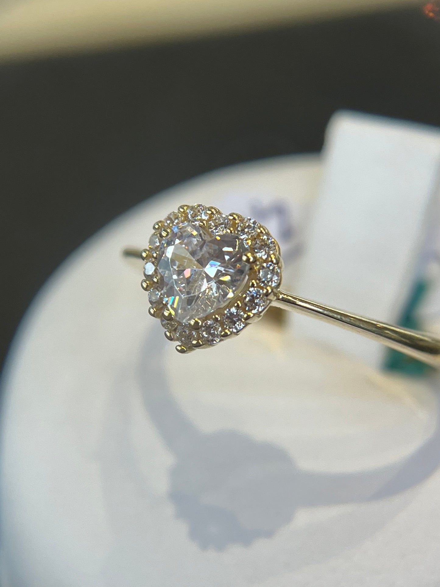 Anello Cuore Bianco