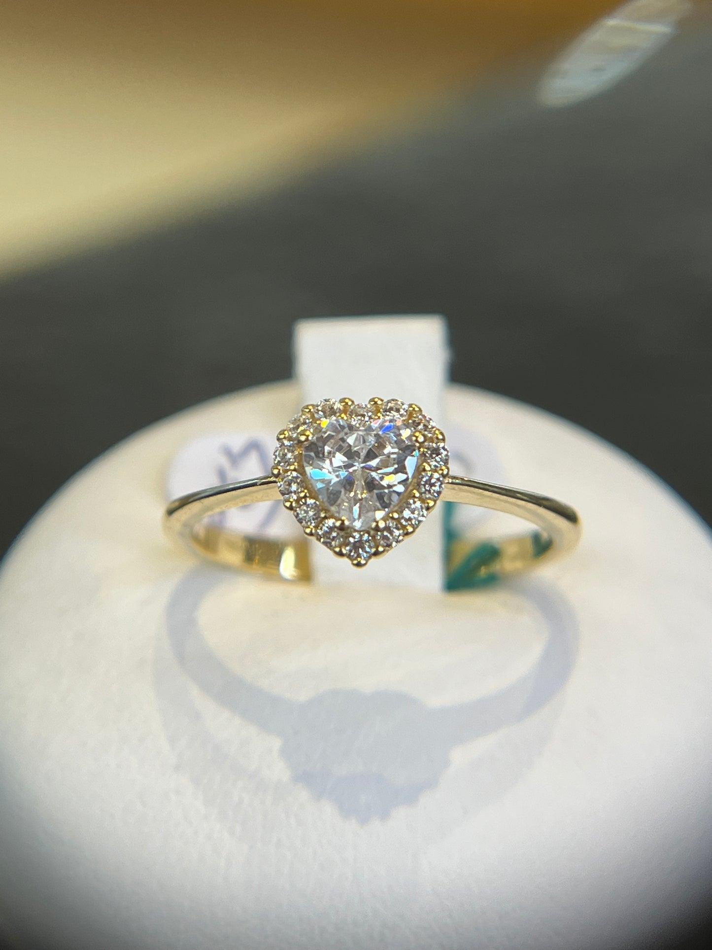 Anello Cuore Bianco
