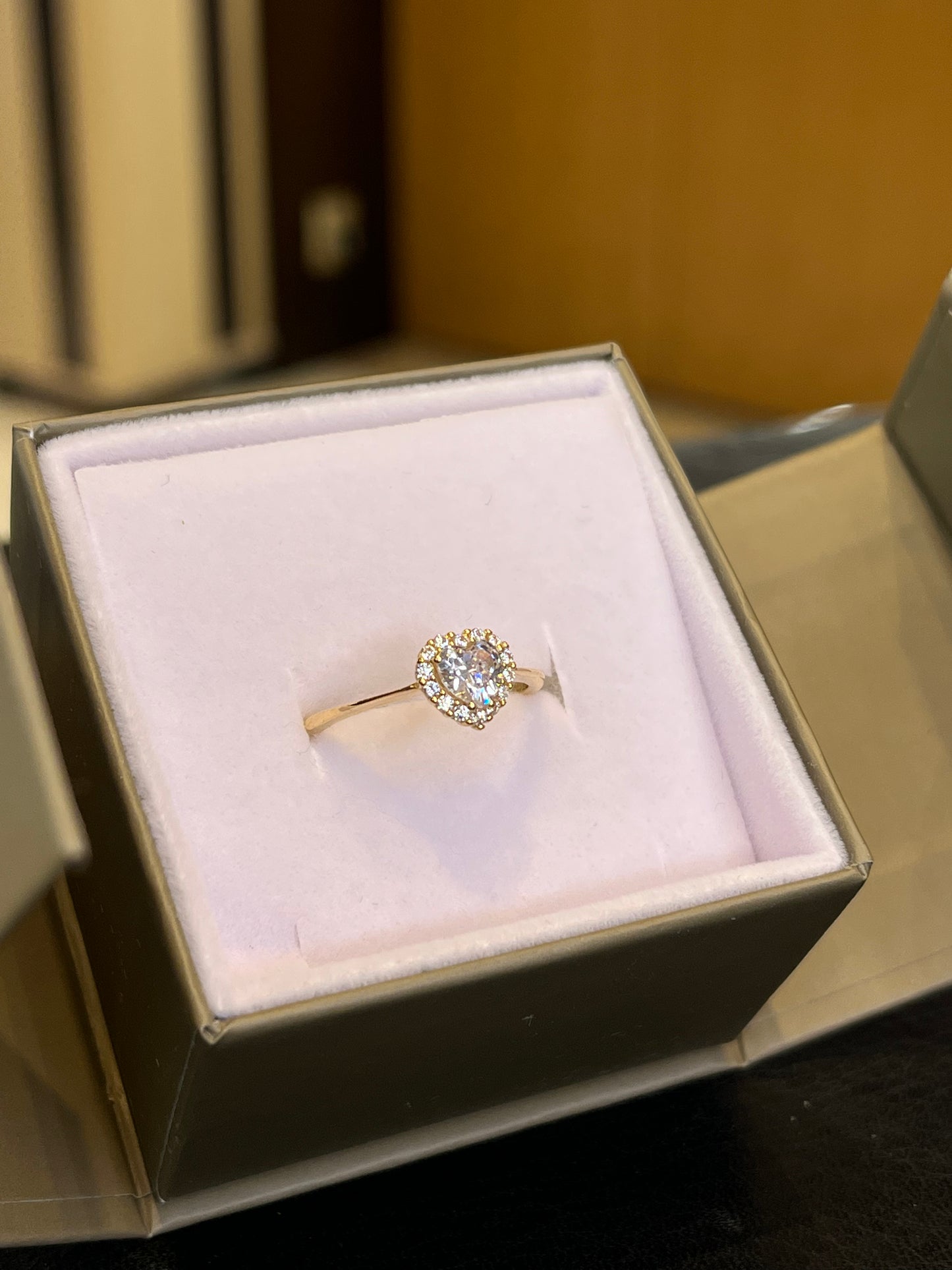 Anello Cuore Bianco