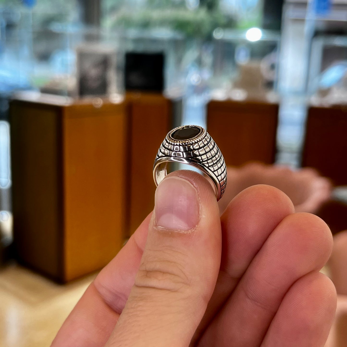 Anello Quarzo Uomo