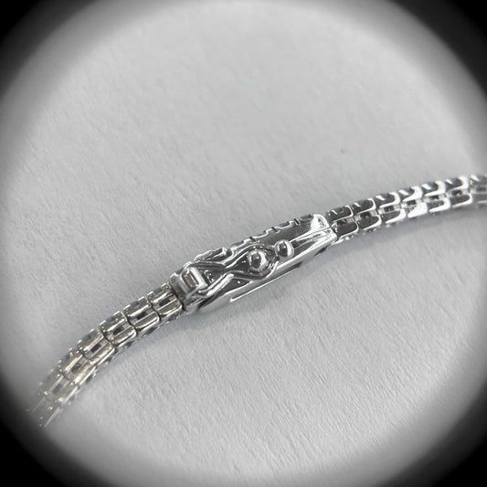 Bracciale Tennis oro e zirconi