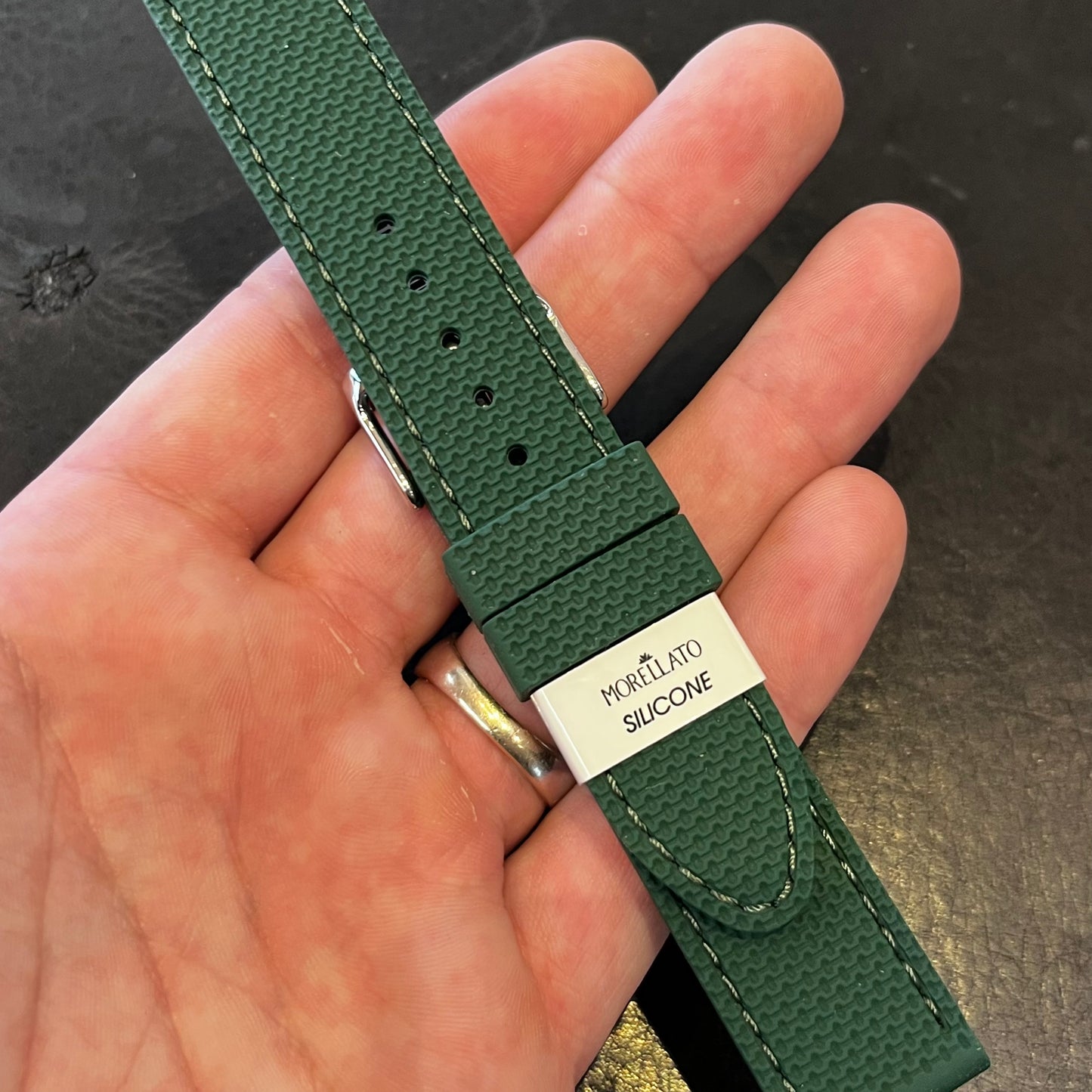 Cinturino per orologio silicone Verde