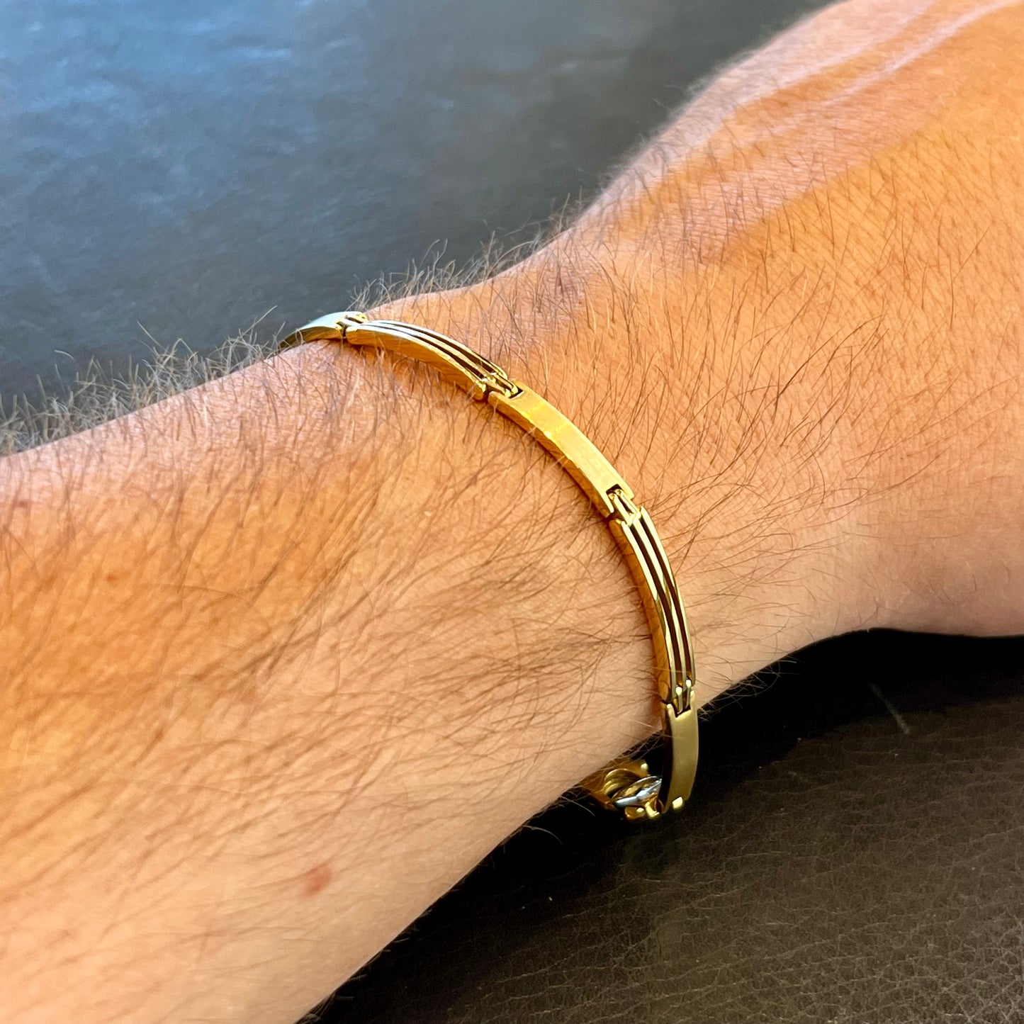 Bracciale in oro giallo 18kt – Maglia Linea Seta