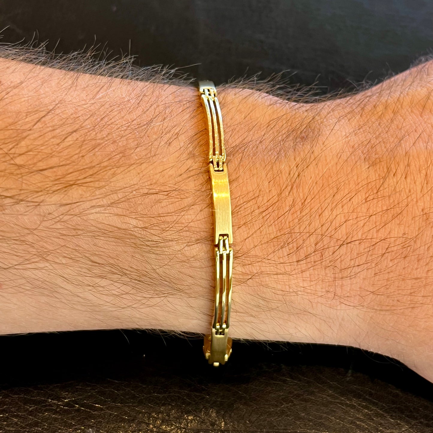 Bracciale in oro giallo 18kt – Maglia Linea Seta