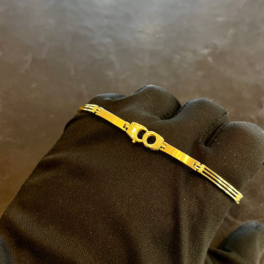 Bracciale in oro giallo 18kt – Maglia Linea Seta