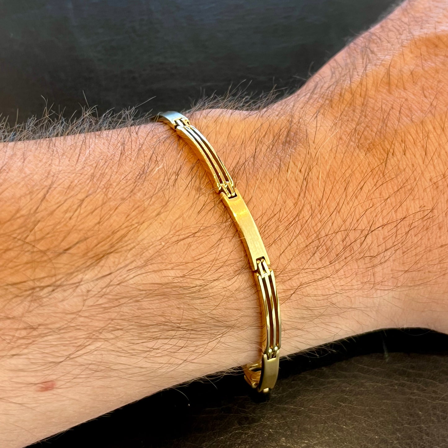 Bracciale in oro giallo 18kt – Maglia Linea Seta