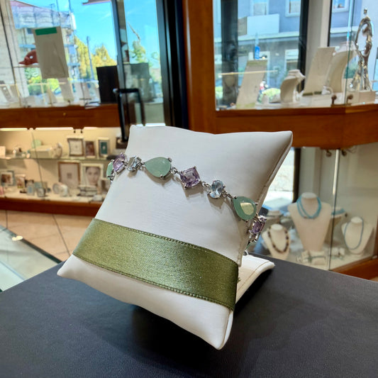 Bracciale "Armonia di Gocce e Cristalli"