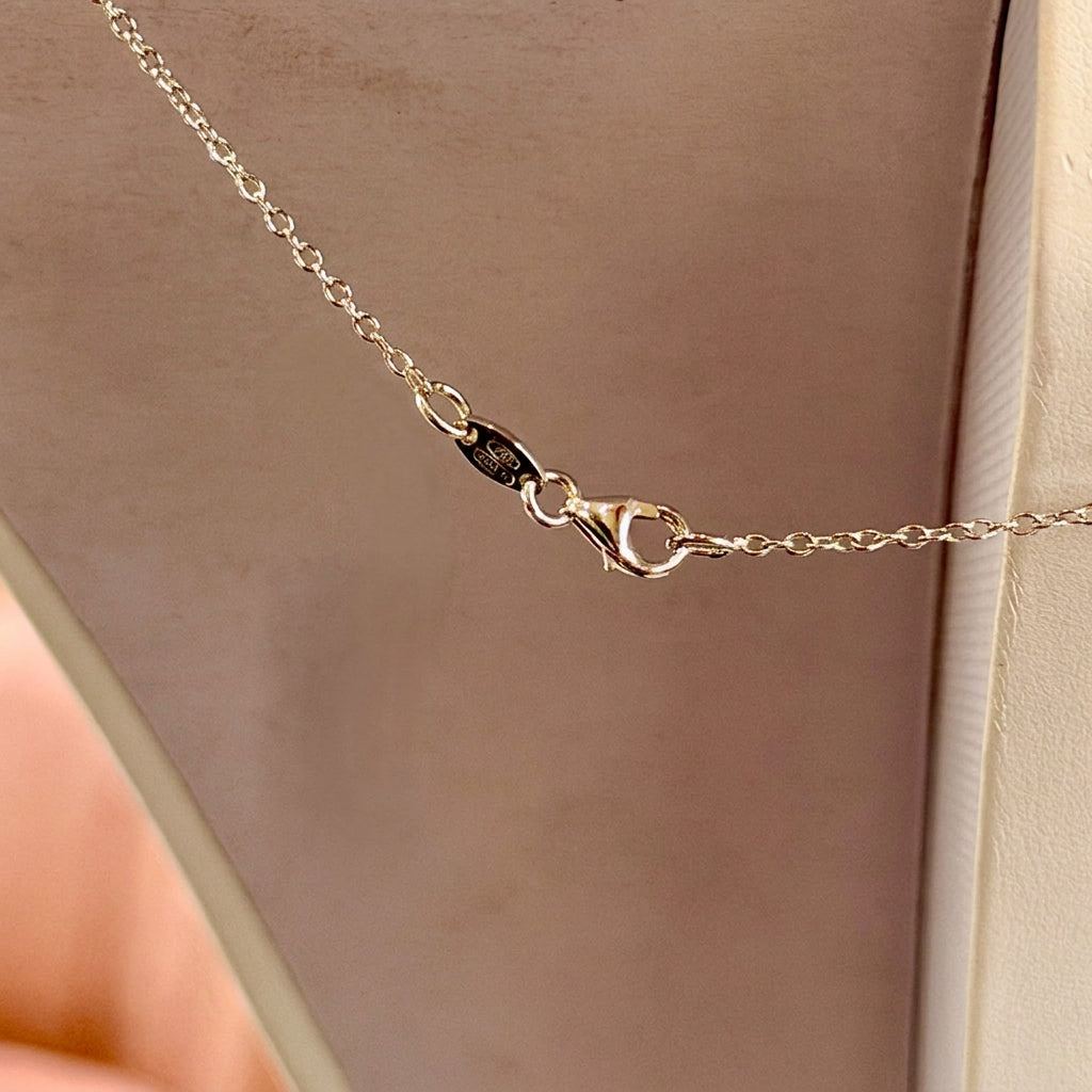 Girocollo in Oro Bianco 18kt con Cuori e Zirconi Intervallati