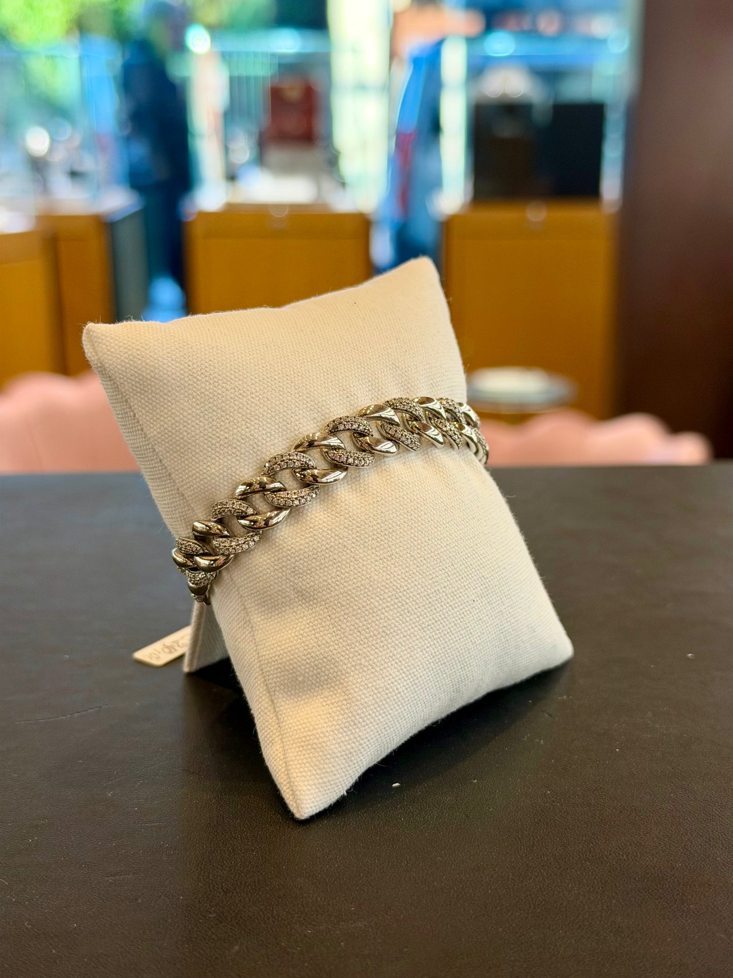 Bracciale Argento Chain Pavé
