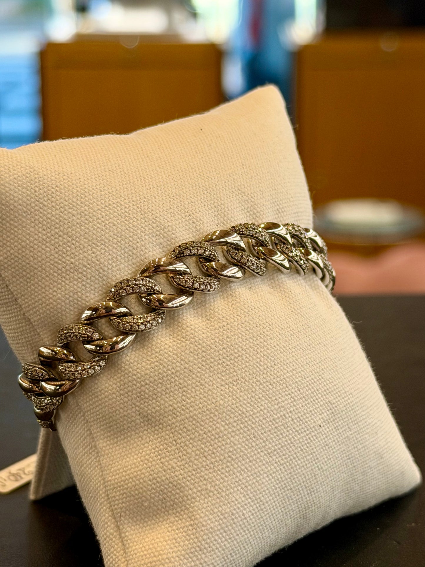 Bracciale Argento Chain Pavé
