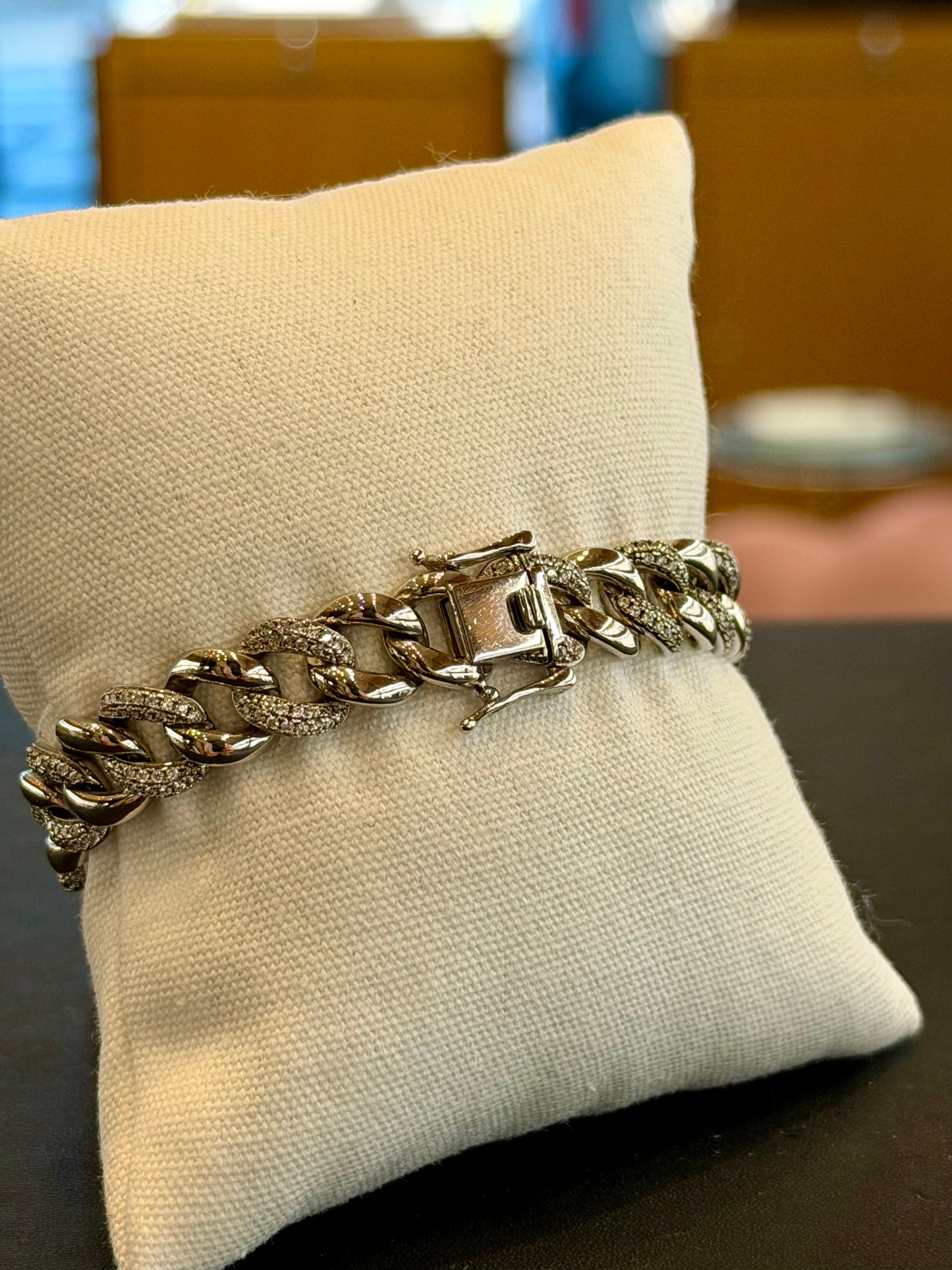 Bracciale Argento Chain Pavé