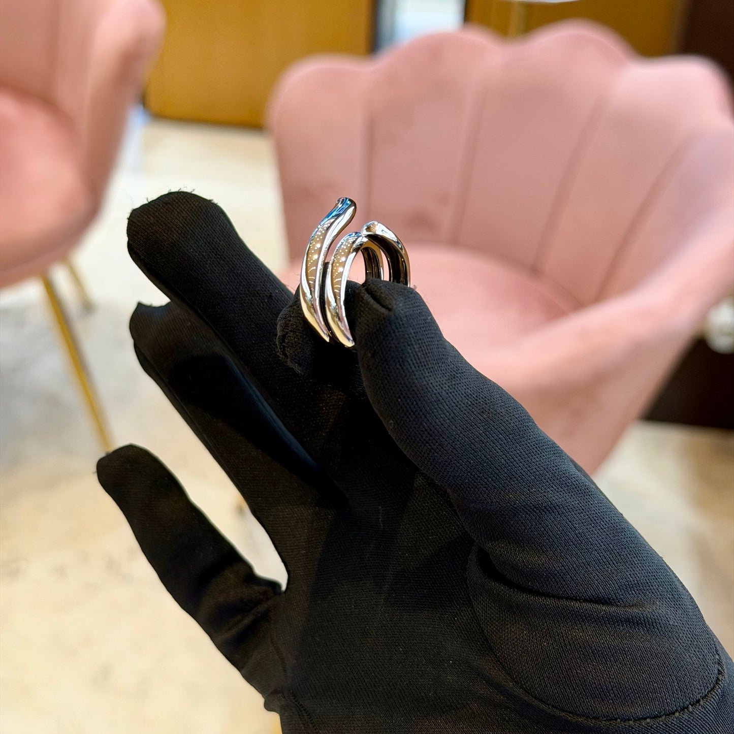 Anello Argento Spirale
