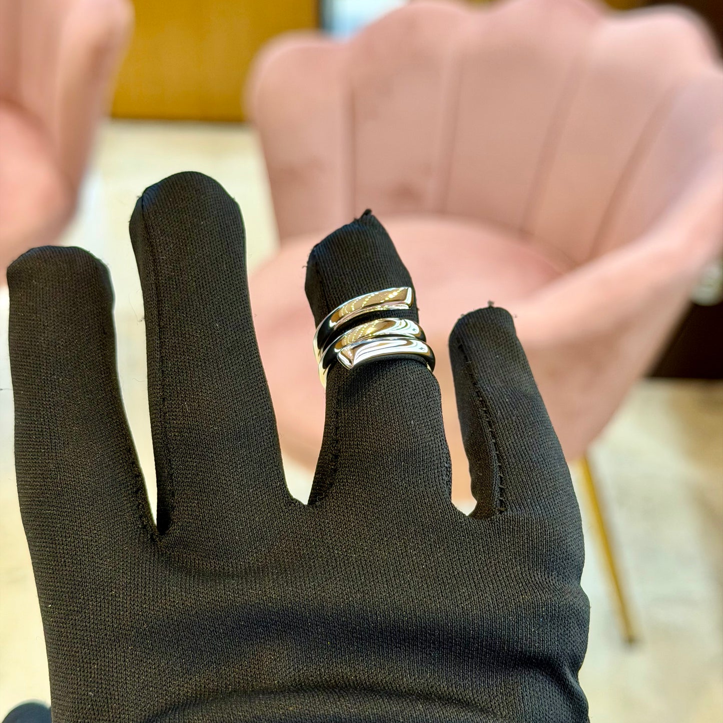 Anello Argento Spirale