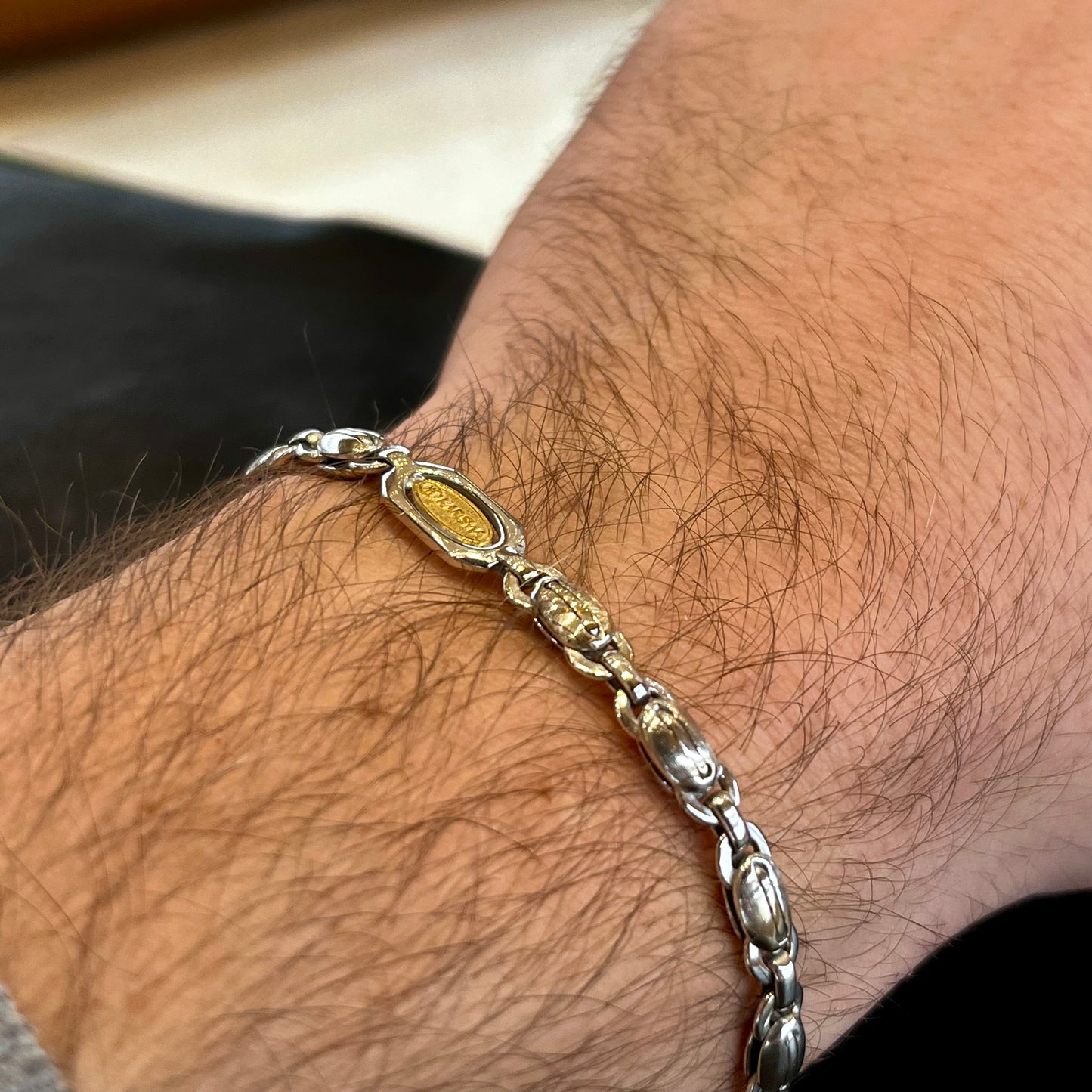 Bracciale oro da uomo