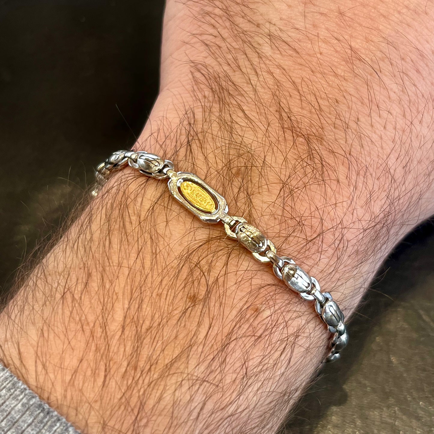 Bracciale oro da uomo