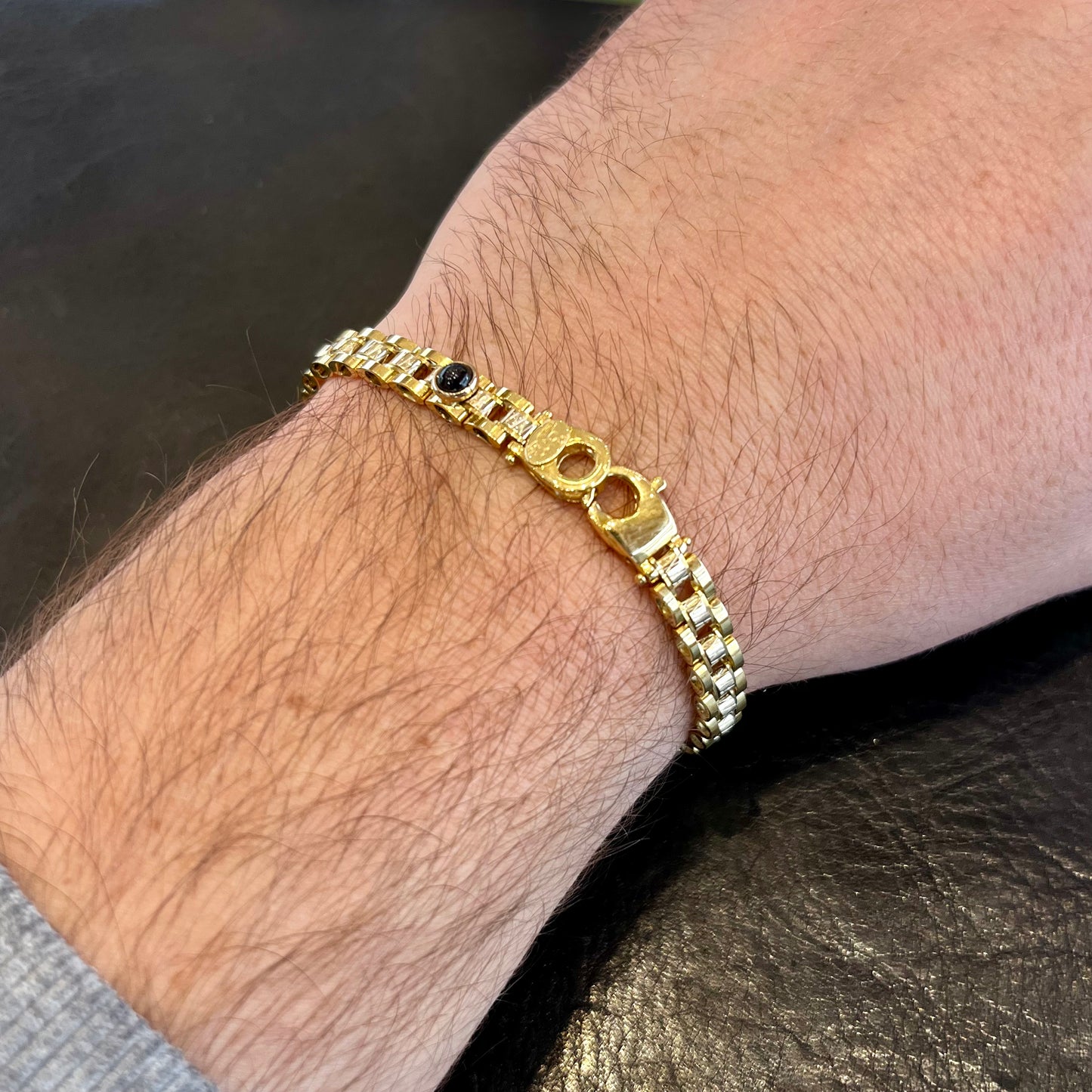 Bracciale oro da uomo