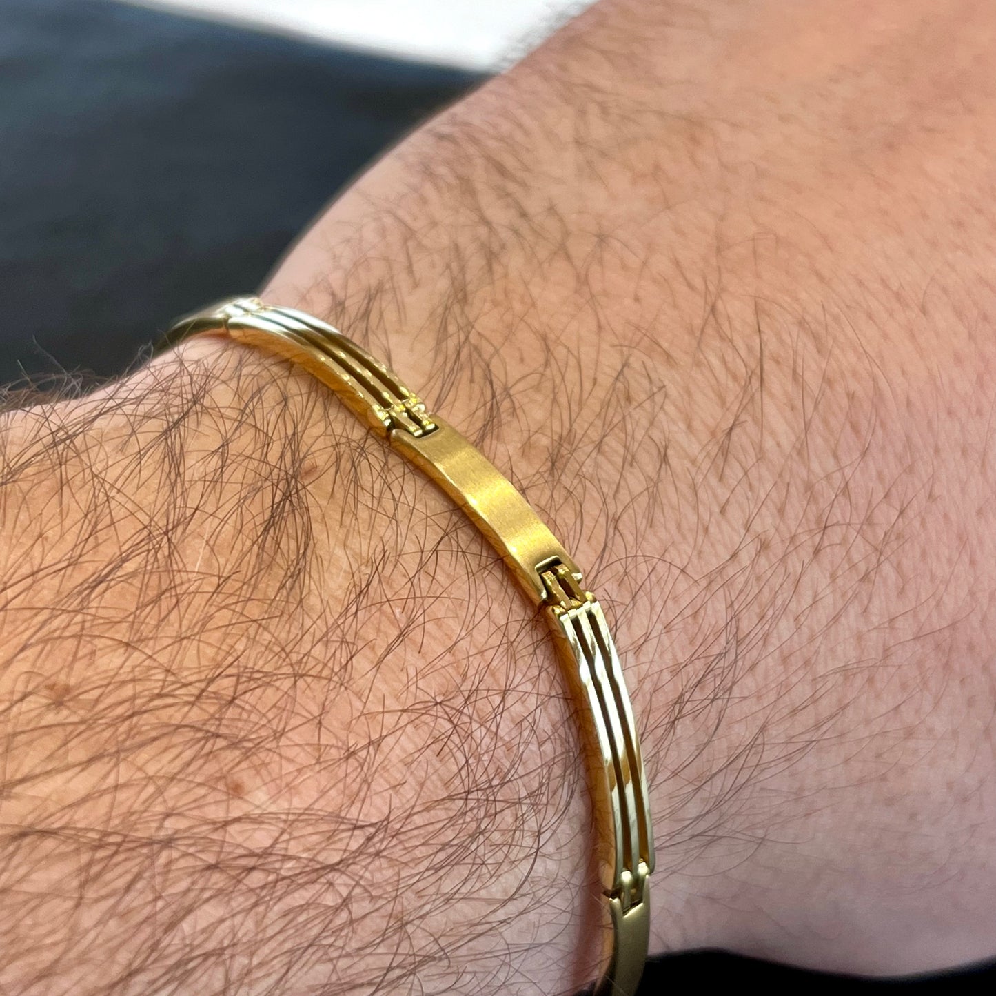 Bracciale oro da uomo