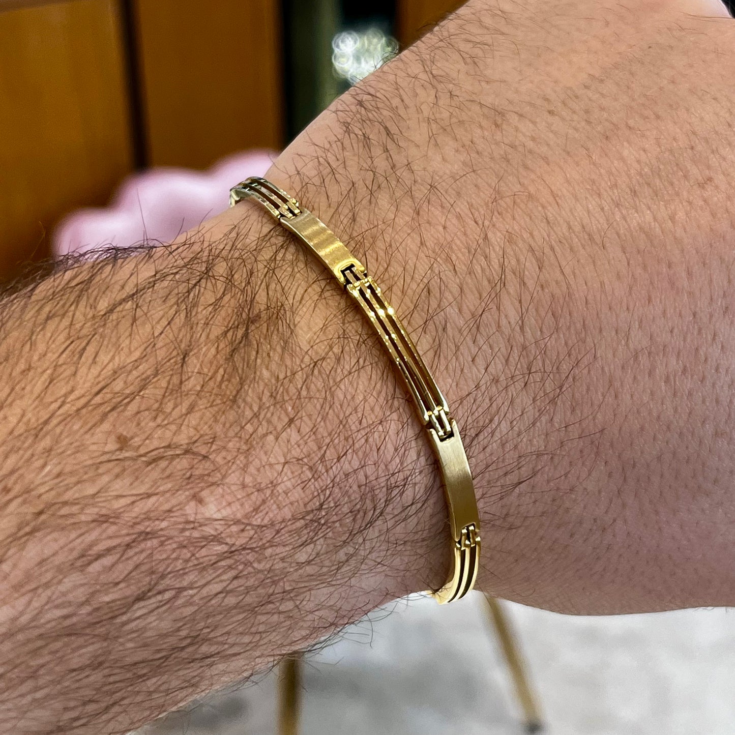 Bracciale oro da uomo