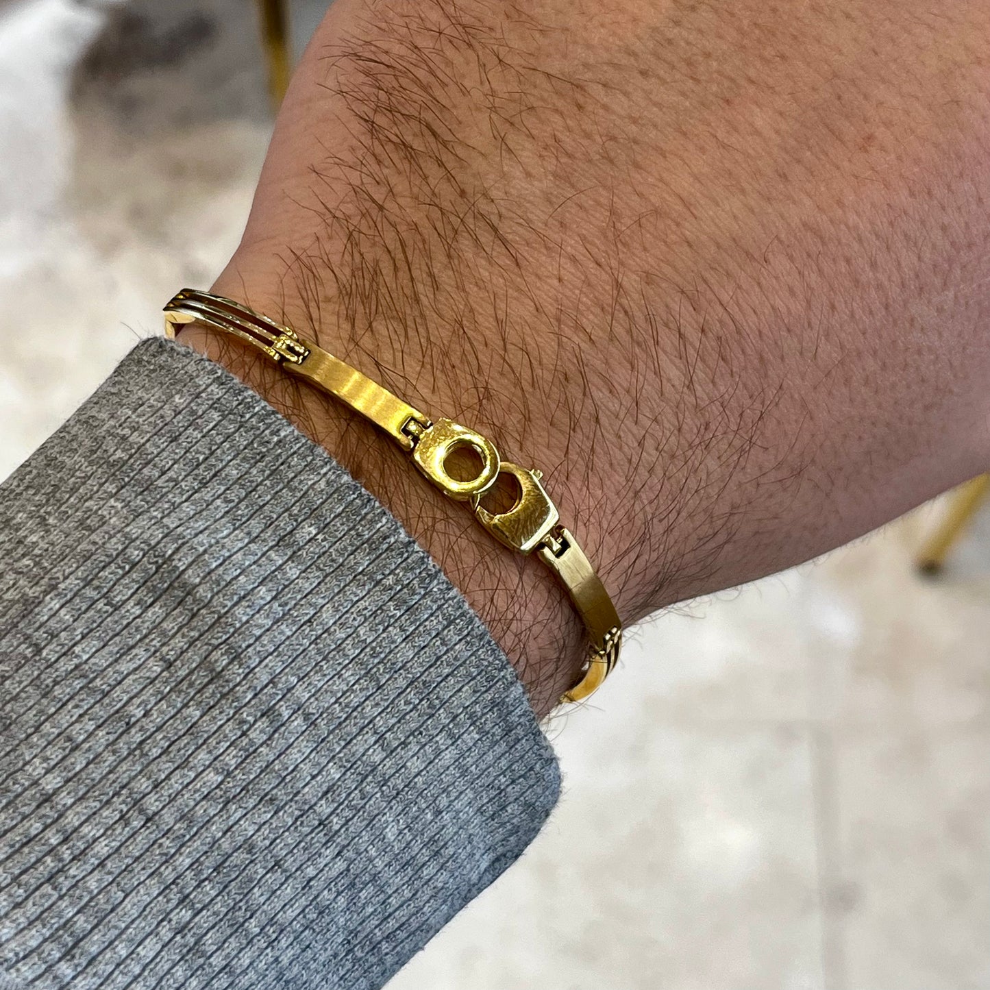 Bracciale oro da uomo