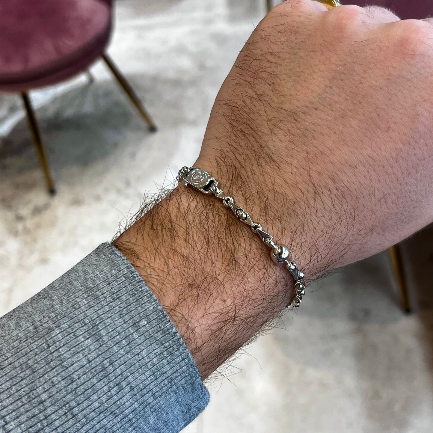 Bracciale oro da uomo