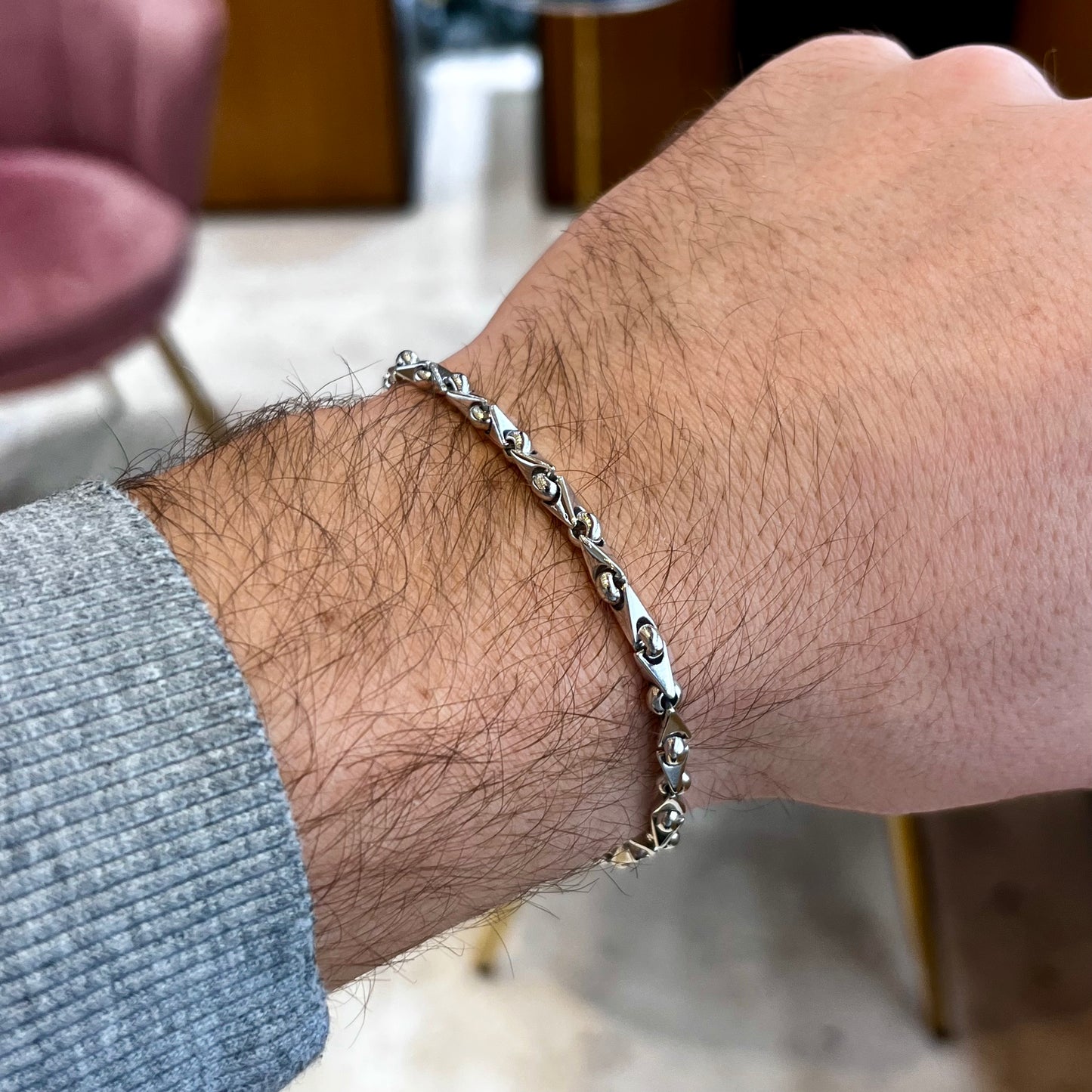 Bracciale oro da uomo