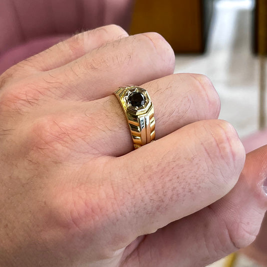Anello oro da uomo