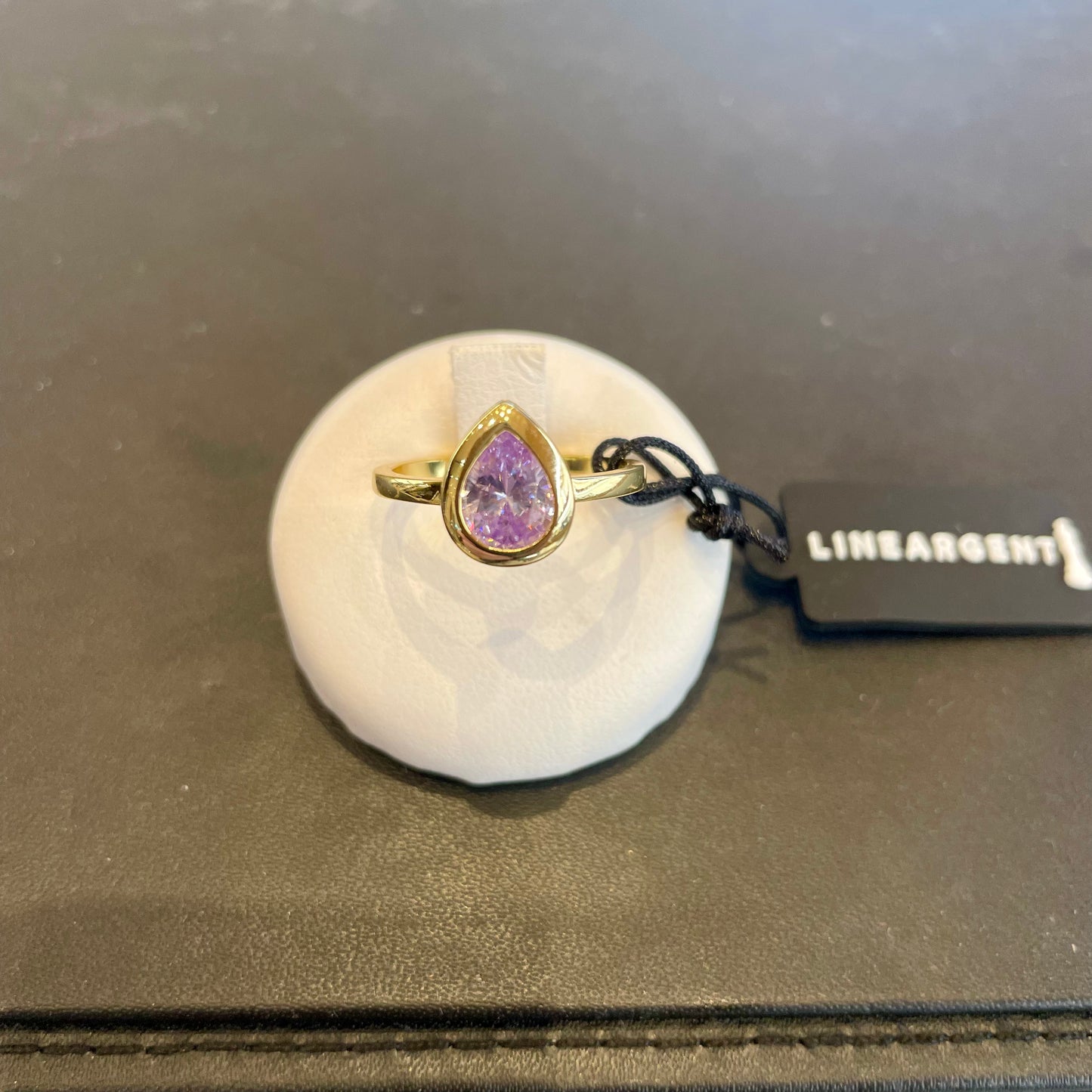 Anello Goccia Ametista