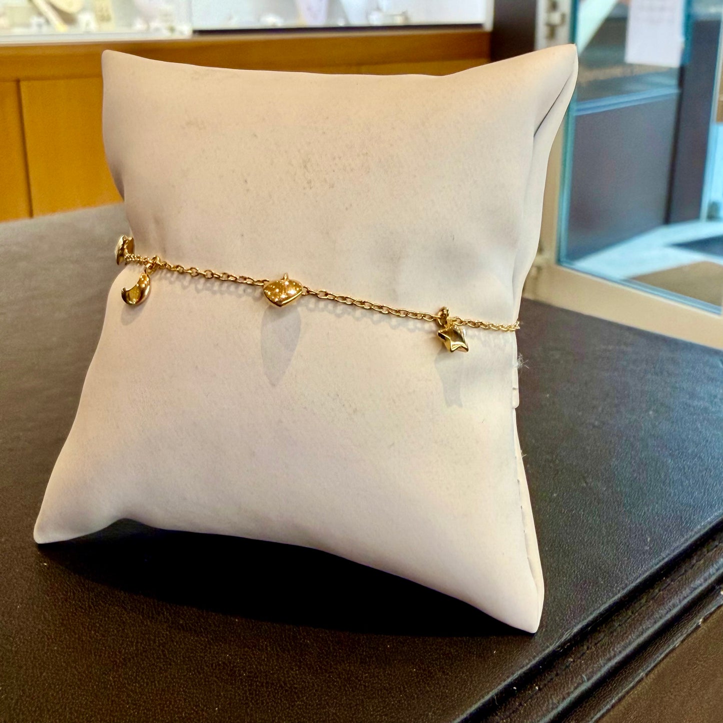 Bracciale in Oro Giallo 18kt con Charm