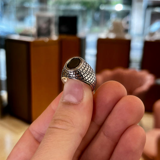 Anello Quarzo Uomo