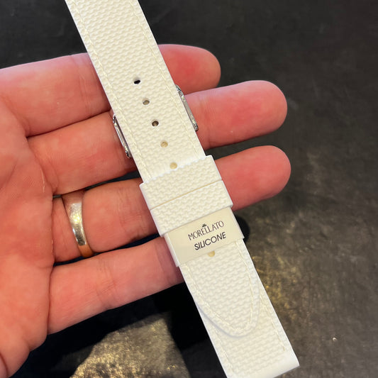 Cinturino per orologio in Silicone Bianco